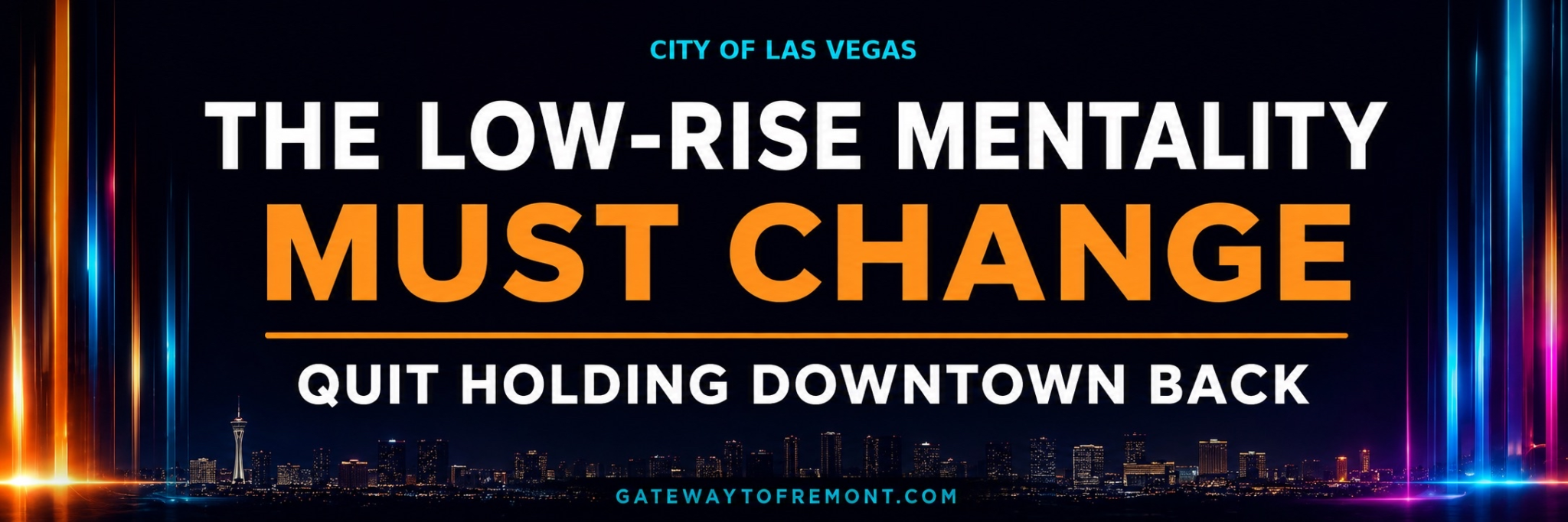 Low-rise mentality must change